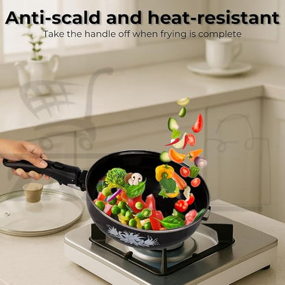 Kitchen Nest Multipurpose Universal Pot Handle - Detachable Holder for Cookware, Hot Utensil Vessel Pan Holder Kitchen All Cookware Replacement Use.