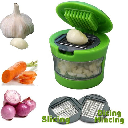 Kitchen Nest Manual Garlic Chopper Crusher Cutter