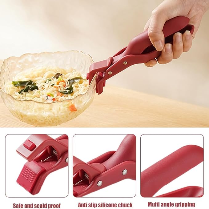 Kitchen Nest Home Kitchen Anti-Scald Plate Take Bowl Dish Pot Holder Carrier Clamp Clip Handle