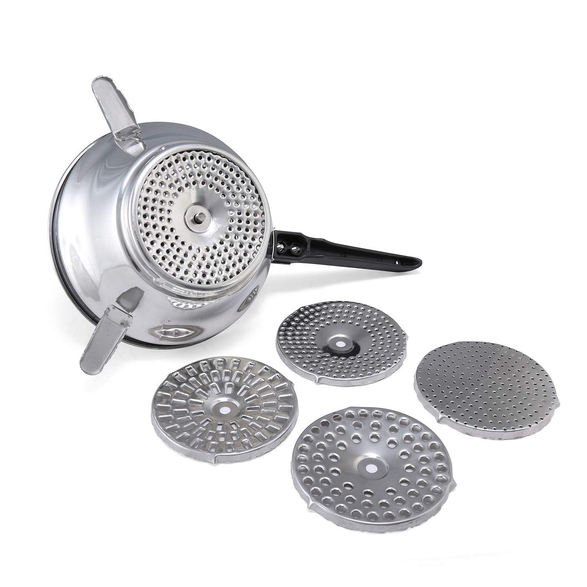 Kitchen Nest Crusher"Delux" (Puran M/C) with 5 Jali, Steel