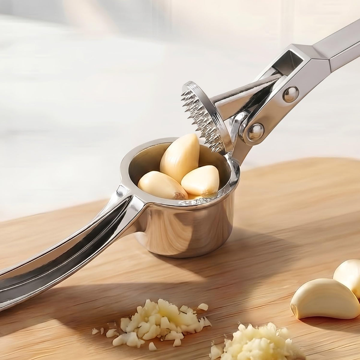 Kitchen Nest Ginger Mincer for Kitchen | Dishwasher Safe Hand Press Garlic Grinding Tool for Fine Mincing